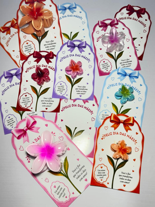 LEMBRANCINHA DIA DAS MÃES - PRESILHA DE FLOR