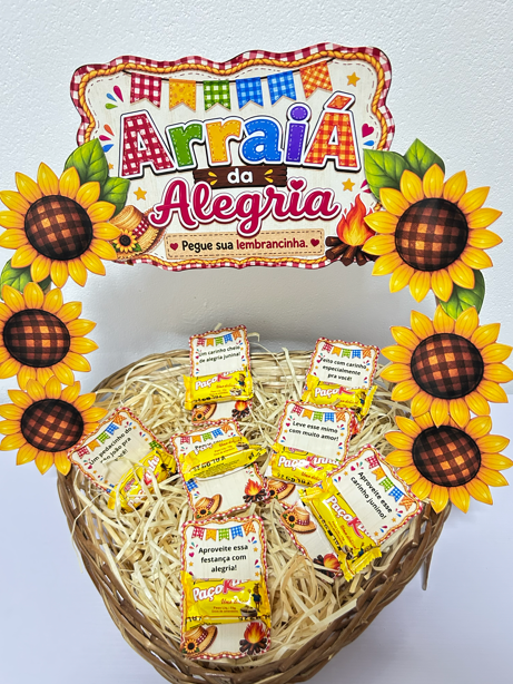 CESTA JUNINA ARRAIÁ DA ALEGRIA