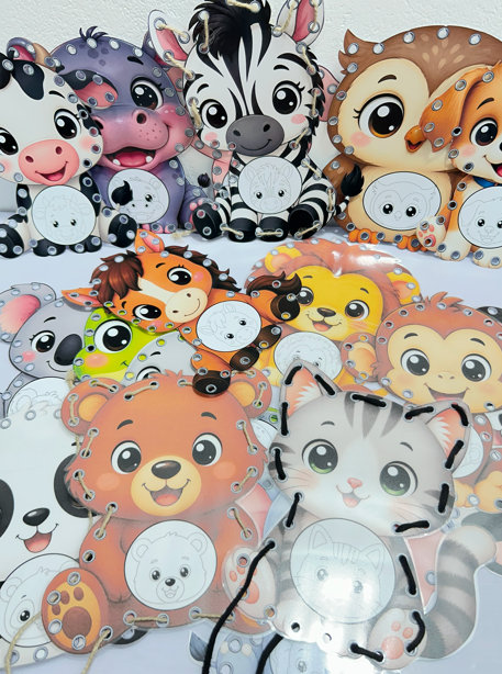 ALINHAVOS DOS ANIMAIS DIVERTIDOS - Imagem 6