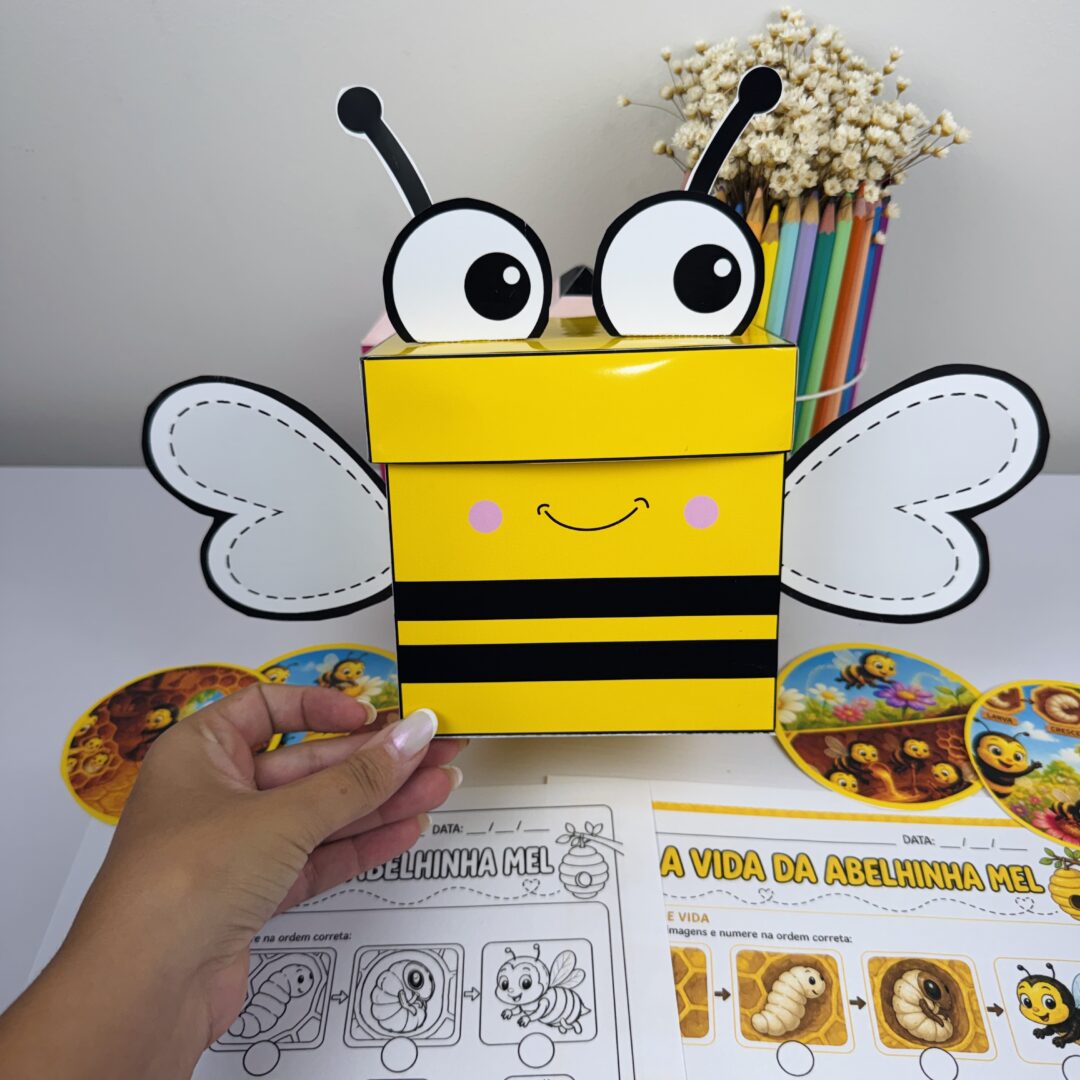 ✨🐝 CAIXA DA ABELHINHA MEL – MATERIAL COMPLETO 🐝✨