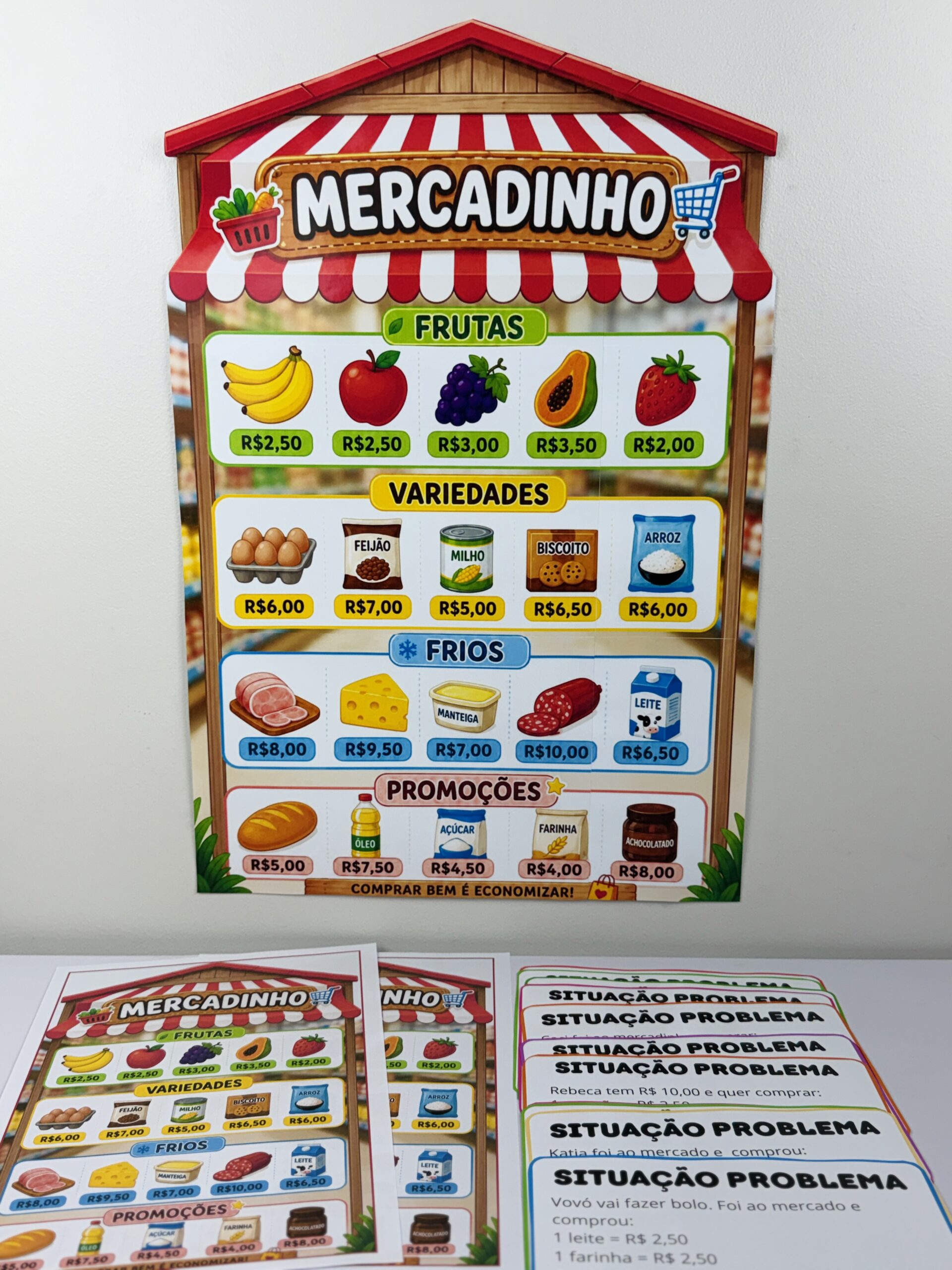 🛒📚 MERCADINHO MATEMÁTICO 📚🛒