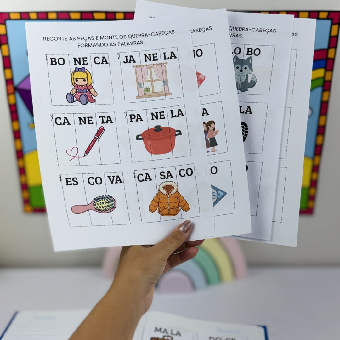 FORMA PALAVRAS – QUEBRA-CABEÇA DAS SÍLABAS