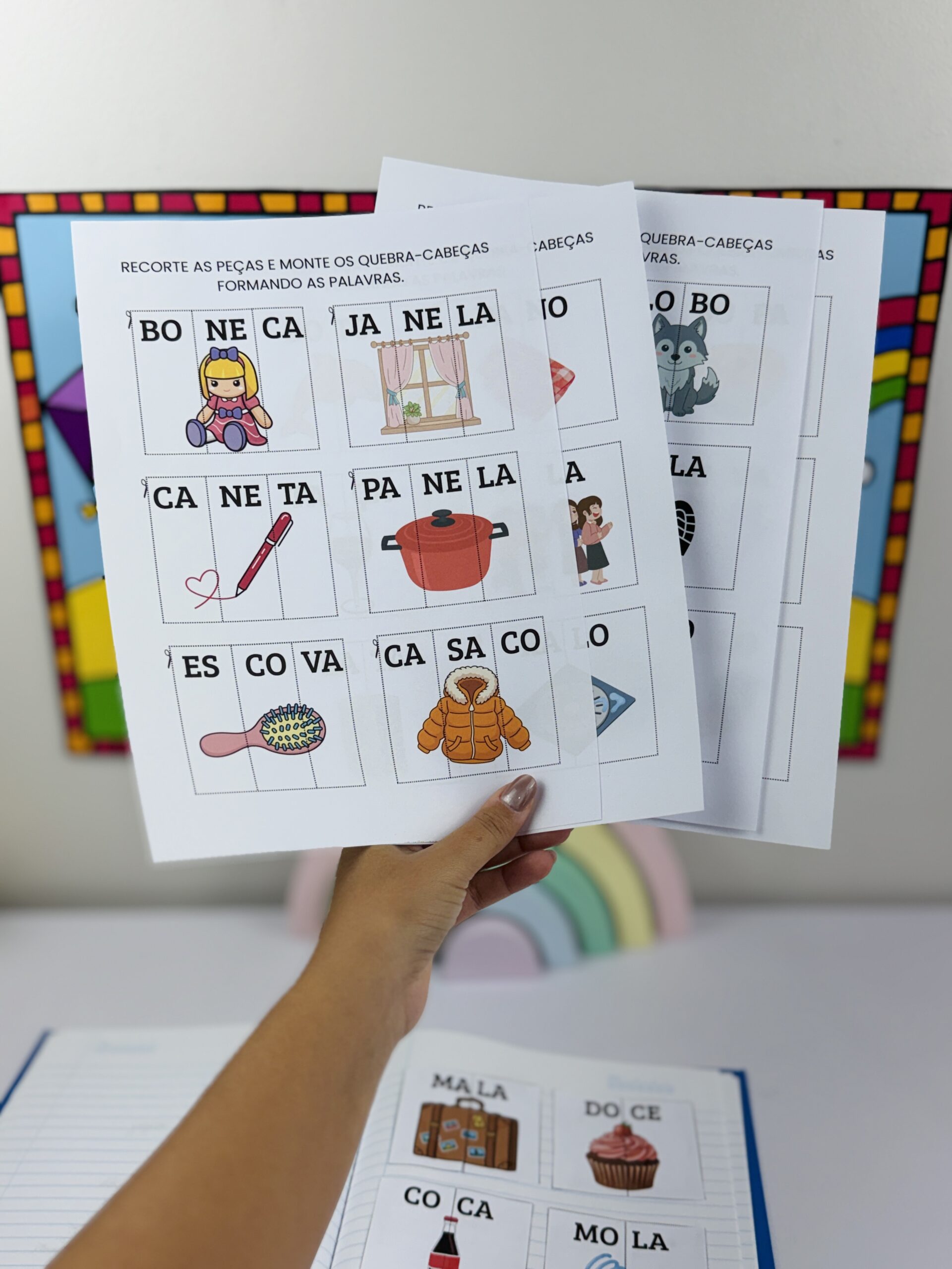 FORMA PALAVRAS – QUEBRA-CABEÇA DAS SÍLABAS