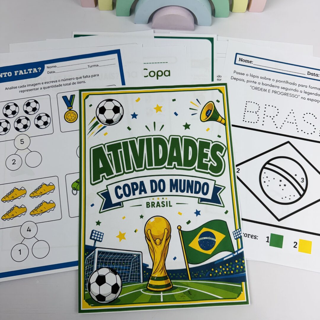⚽ ATIVIDADES BÔNUS – COPA DO MUNDO | BRASIL ⚽🇧🇷