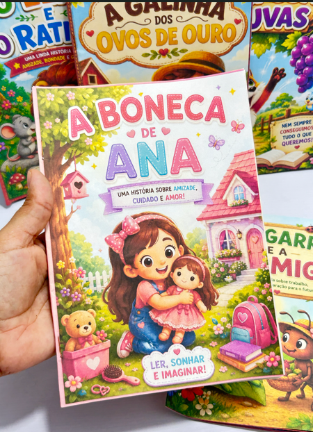 KIT 5 LIVRINHO FÁBULAS INFANTIS - Imagem 4