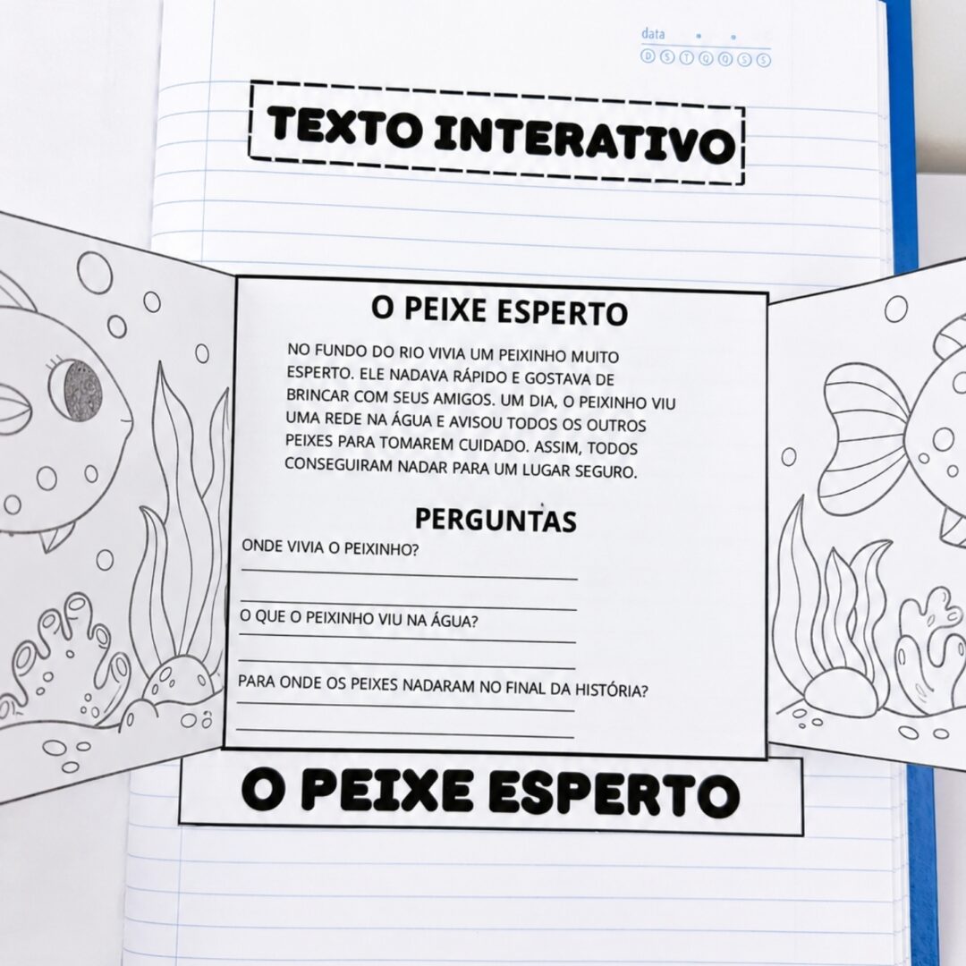 📚✨ TEXTOS INTERATIVOS PARA ALFABETIZAÇÃO ✨📚