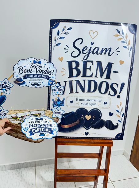 PAINEL DIA DOS PAIS BEM-VINDOS - Imagem 4