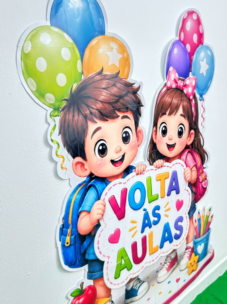 PAINEL VOLTA ÀS AULAS CRIANÇAS - Imagem 2