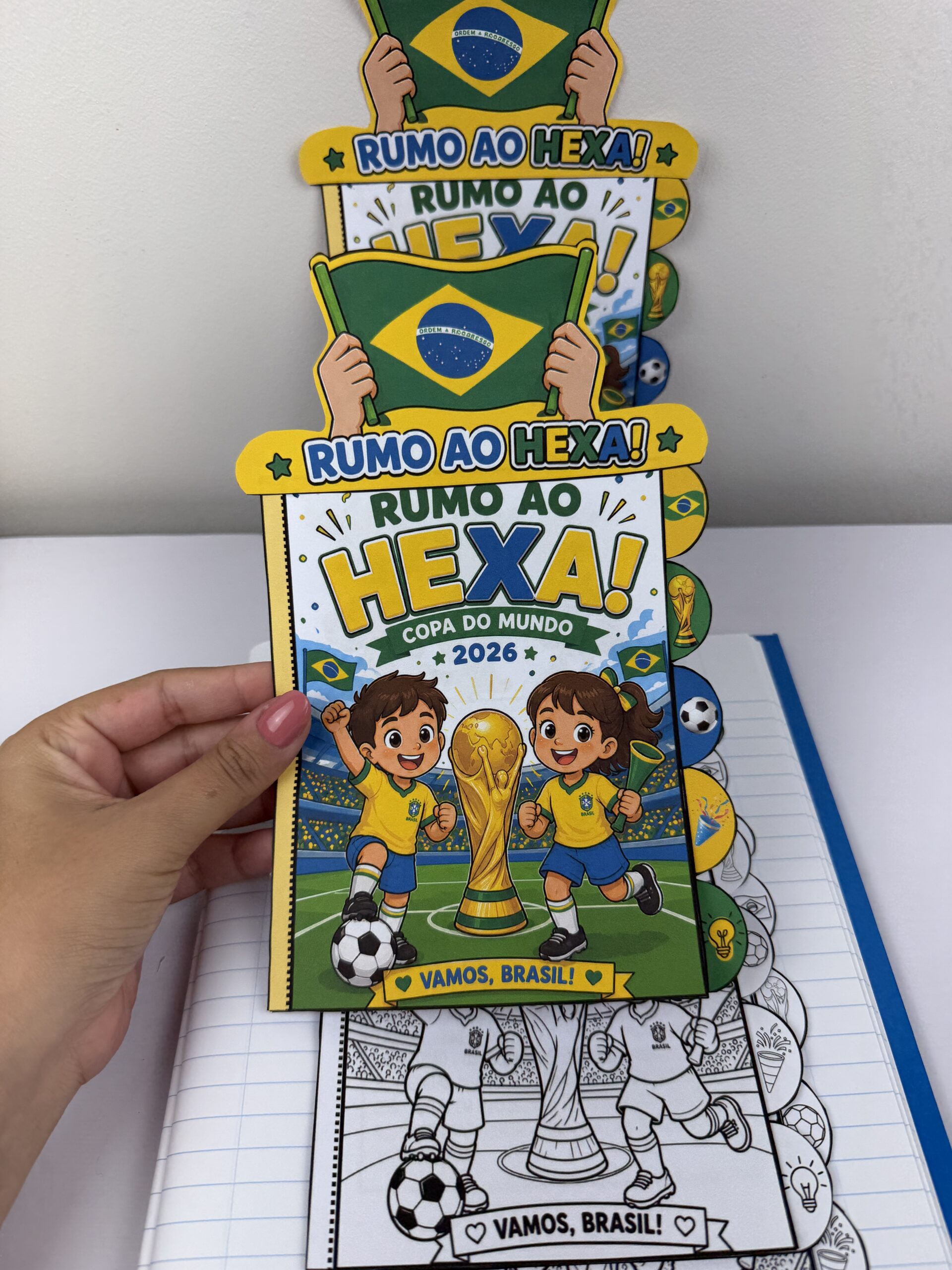 🏆⚽ LIVRO INTERATIVO – RUMO AO HEXA! 🇧🇷