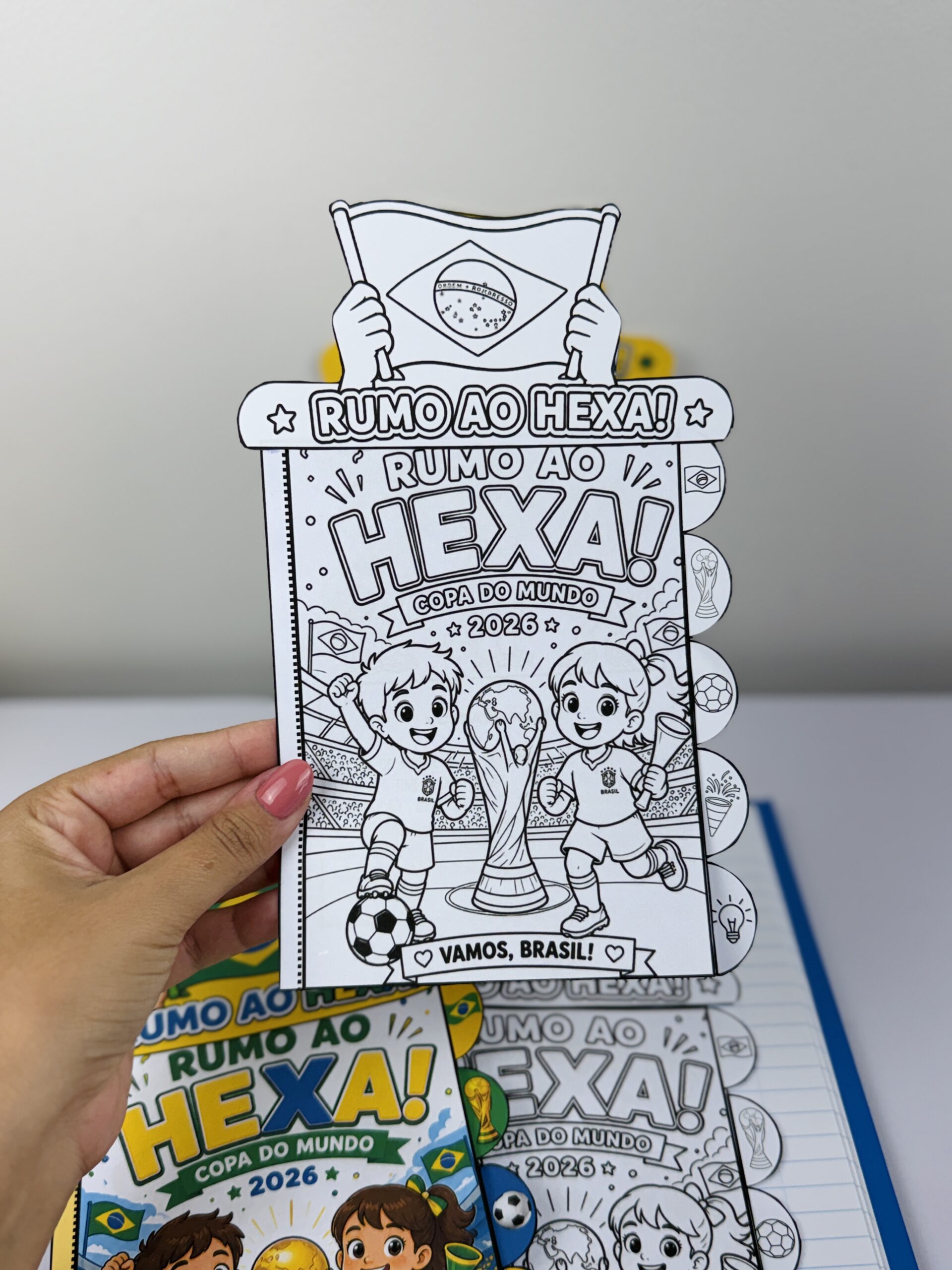 🏆⚽ LIVRO INTERATIVO – RUMO AO HEXA! 🇧🇷 - Imagem 2