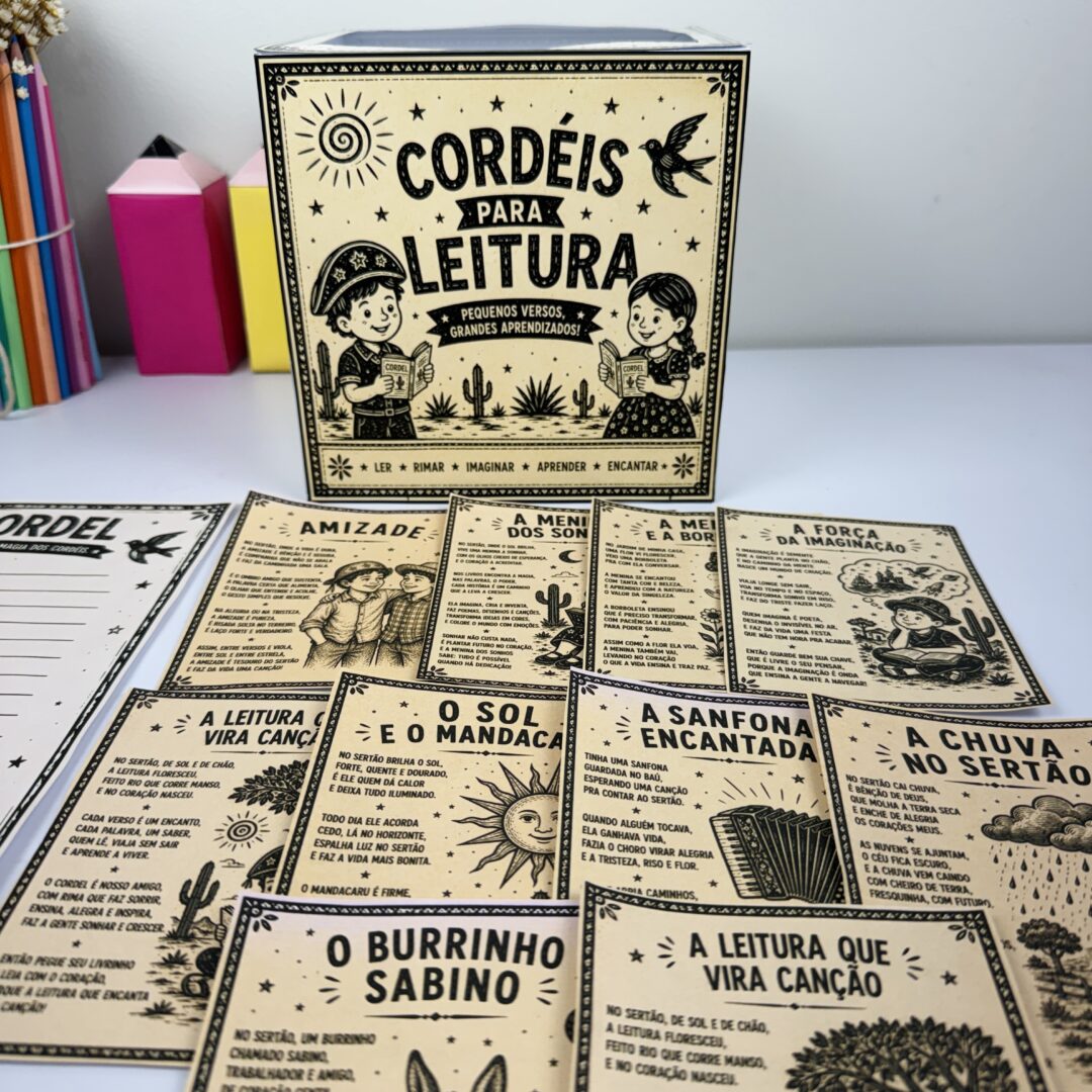 🌵📚 CAIXA DO CORDEL PARA LEITURA 📚🌵