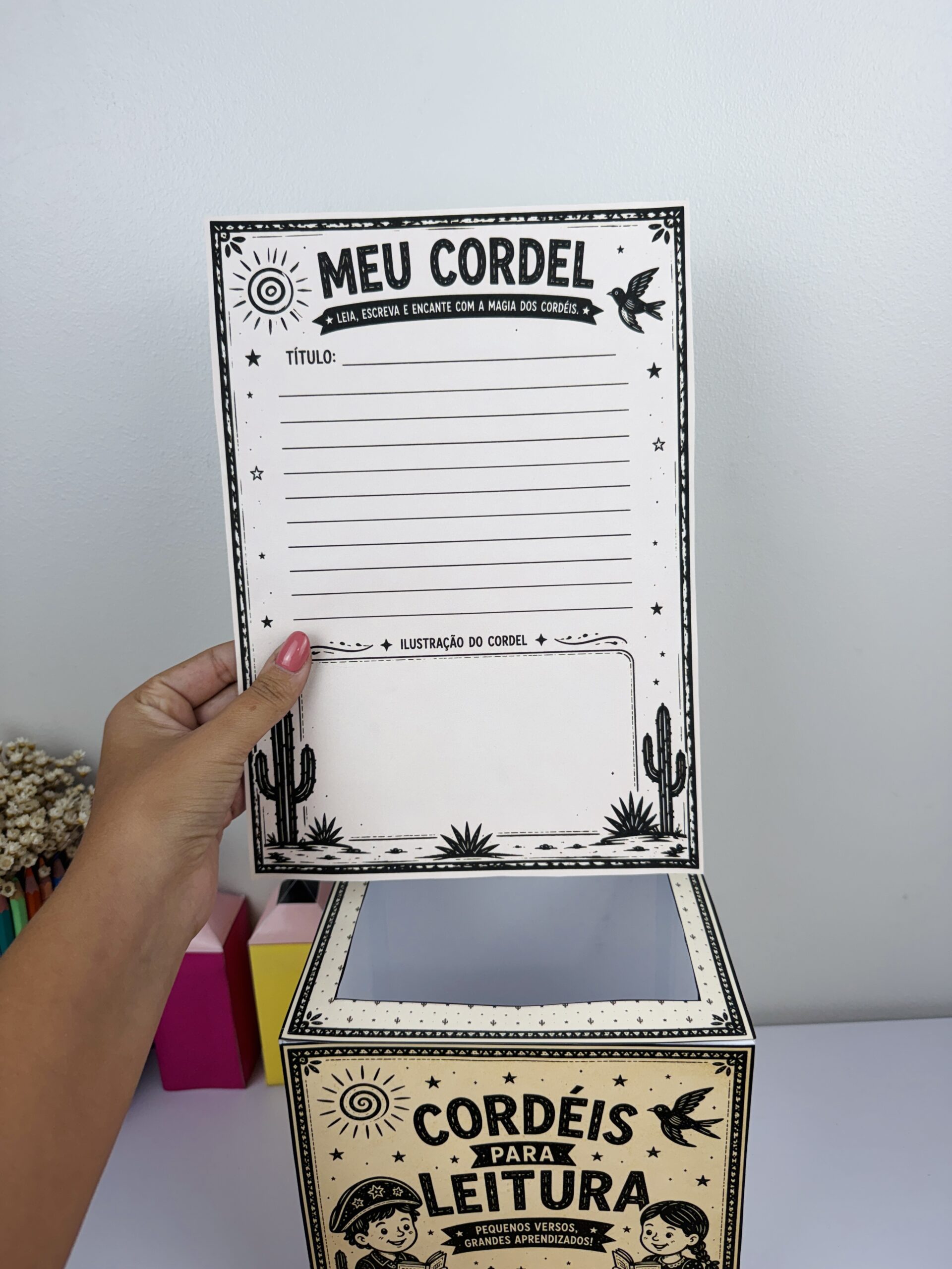 🌵📚 CAIXA DO CORDEL PARA LEITURA 📚🌵 - Imagem 2