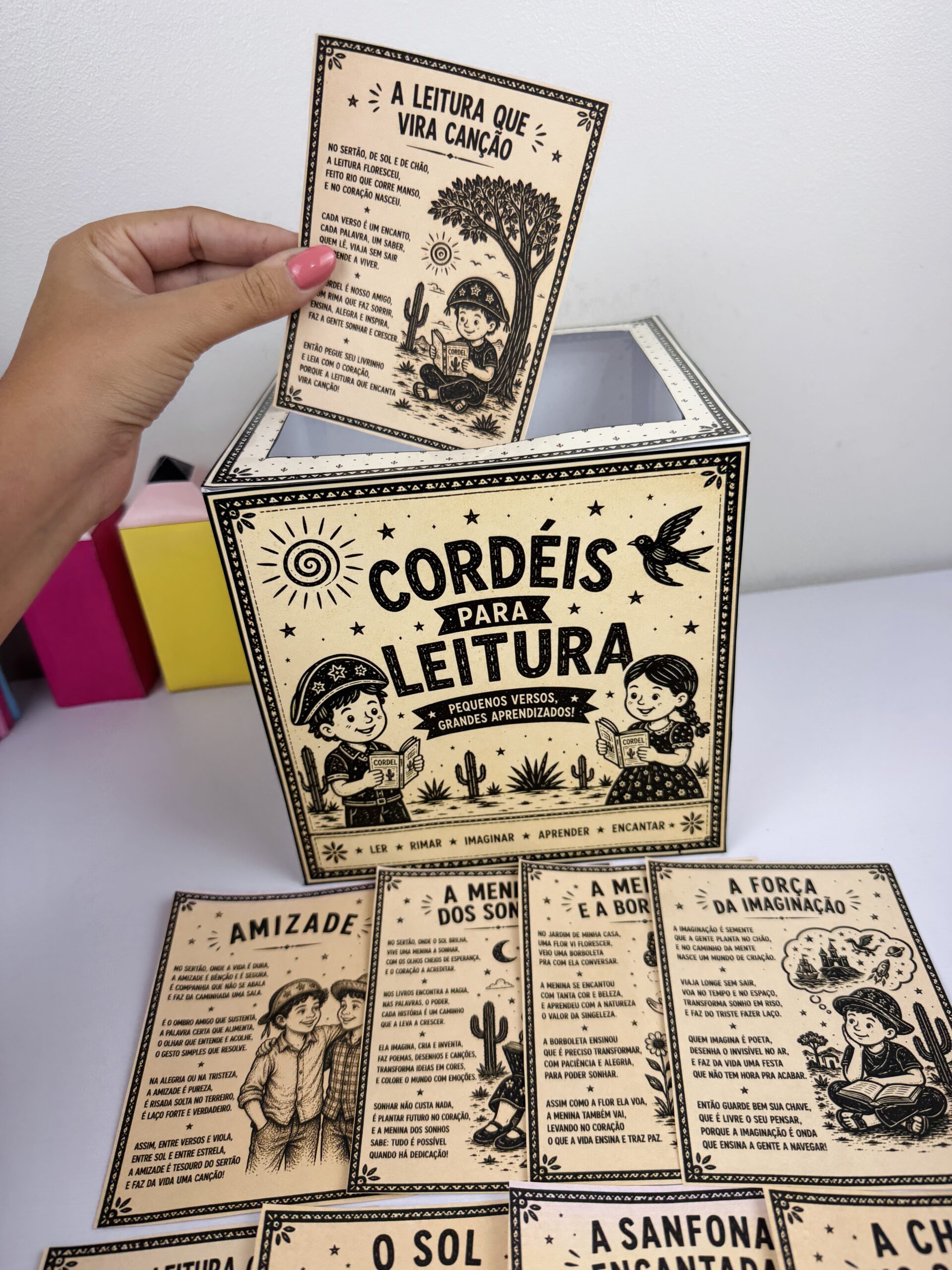 🌵📚 CAIXA DO CORDEL PARA LEITURA 📚🌵 - Imagem 5