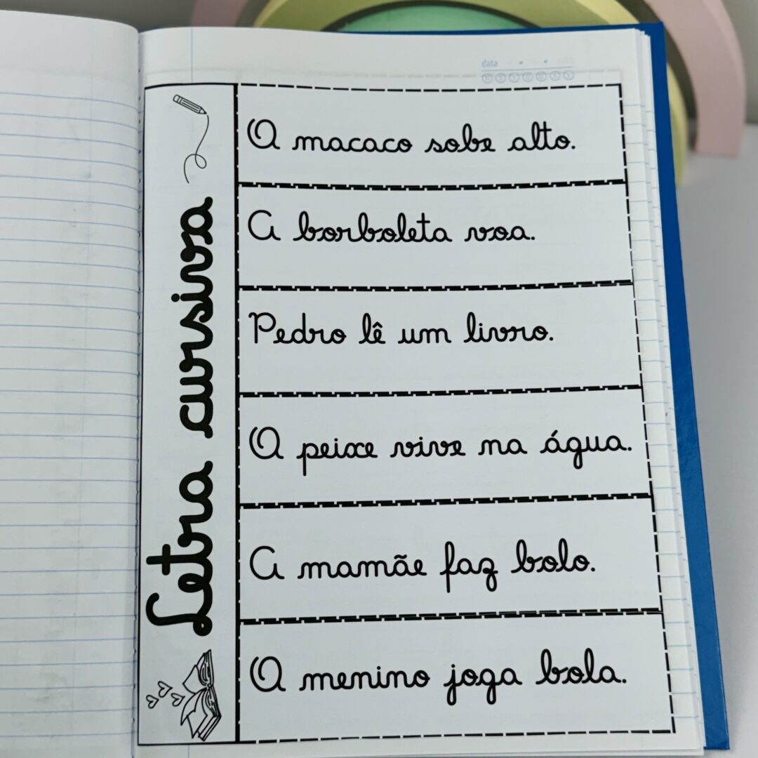 LETRA CURSIVA – LEITURA E CALIGRAFIA