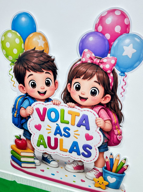 PAINEL VOLTA ÀS AULAS CRIANÇAS - Imagem 4