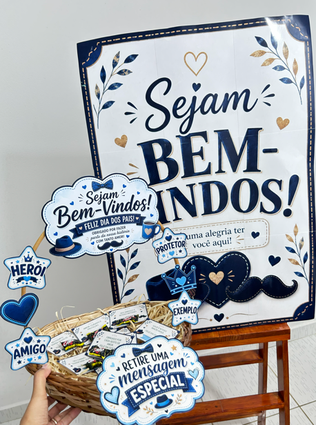 PAINEL DIA DOS PAIS BEM-VINDOS - Imagem 9