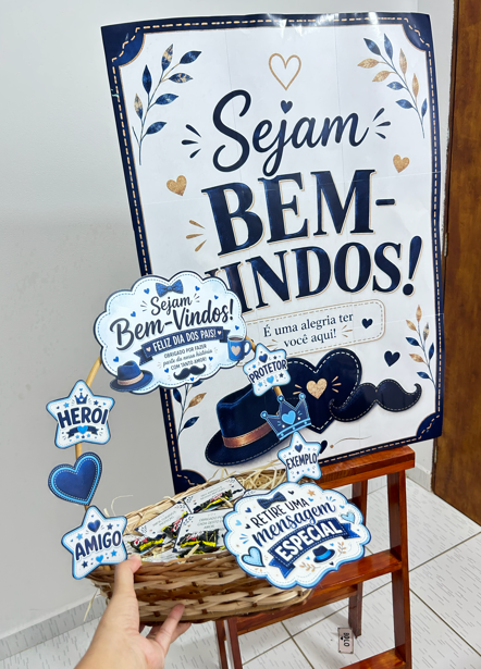 PAINEL DIA DOS PAIS BEM-VINDOS - Imagem 6