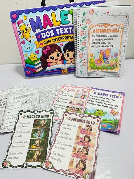 MALETA DE TEXTOS COM INTERPRETAÇÃO