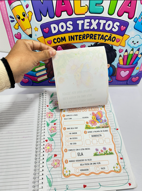 MALETA DE TEXTOS COM INTERPRETAÇÃO - Imagem 3