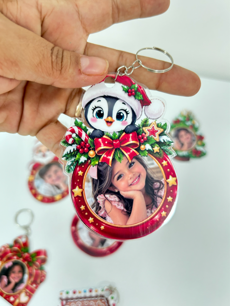 CHAVEIRO DE NATAL COM FOTO - Imagem 7
