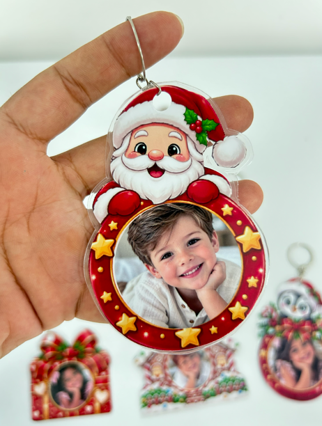 CHAVEIRO DE NATAL COM FOTO - Imagem 2